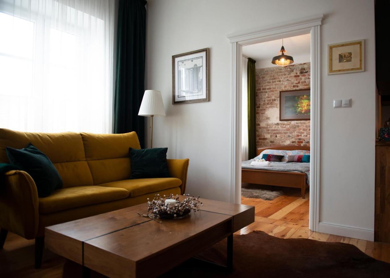 Ferienwohnung Klimatyczny Apartament Art Deco Chełm Exterior foto
